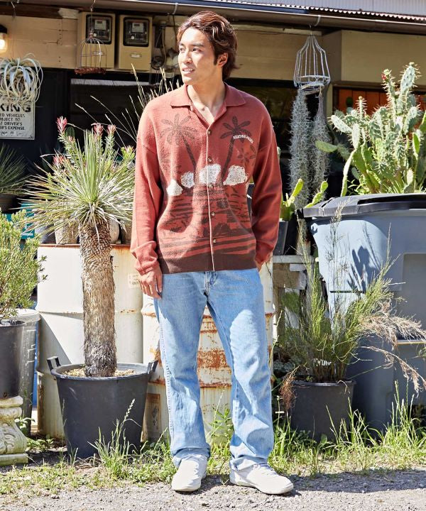 SURF＆Palms Aloha Knit Cardigan