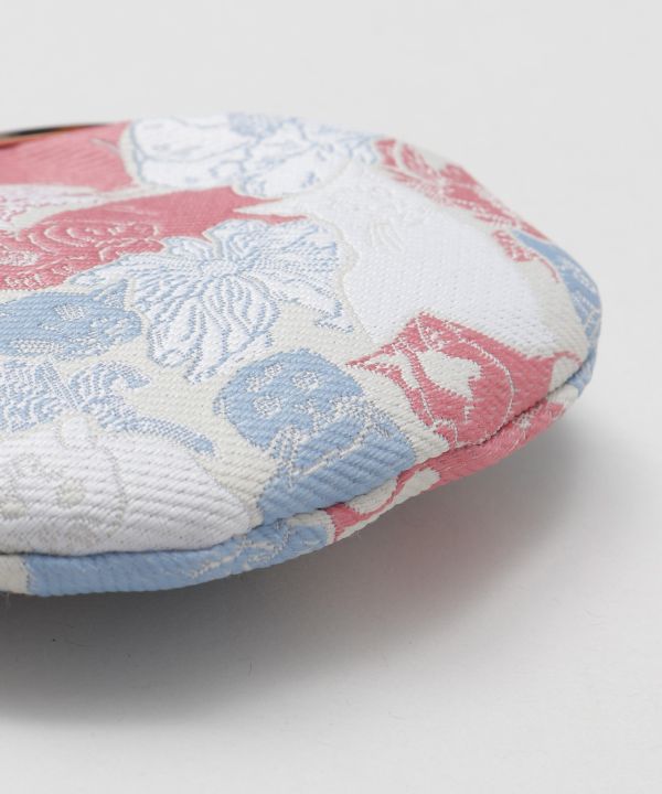 NEKO to HANA - GAMAGUCHI Round Pouch Bags & Purses by Kaya - Ametsuchi