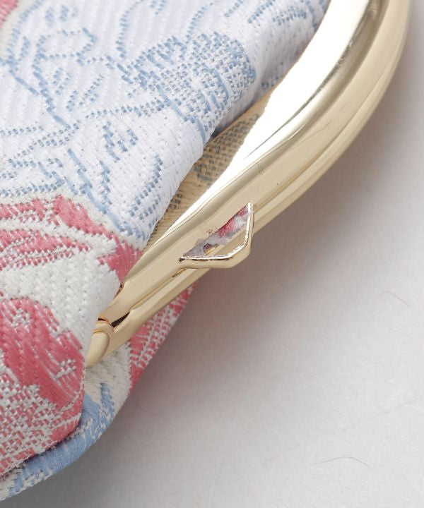 NEKO to HANA - GAMAGUCHI Round Pouch Bags & Purses by Kaya - Ametsuchi