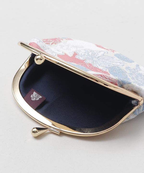 NEKO to HANA - GAMAGUCHI Round Pouch Bags & Purses by Kaya - Ametsuchi