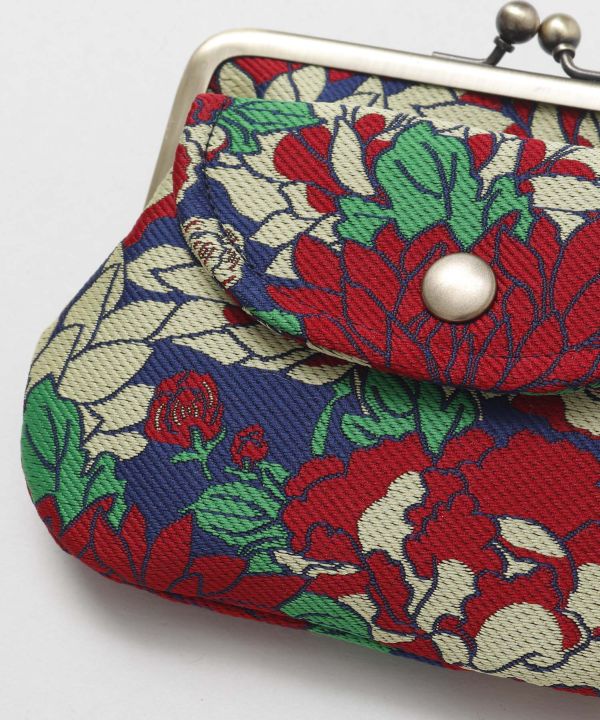 HANA Retro Double GAMAGUCHI Clasp Purse Bags & Purses by Kaya - Ametsuchi