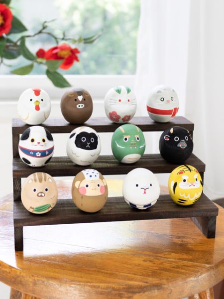 Japanese Zodiac DARUMA - 丑 Home Decor by Kaya - Ametsuchi