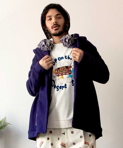 Fluffy Hoodie Jacket