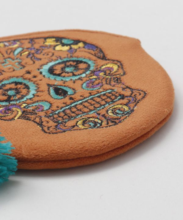 Bolsa redonda con calaveras de azúcar