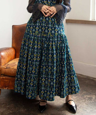 Bohemian Embroidered Skirt