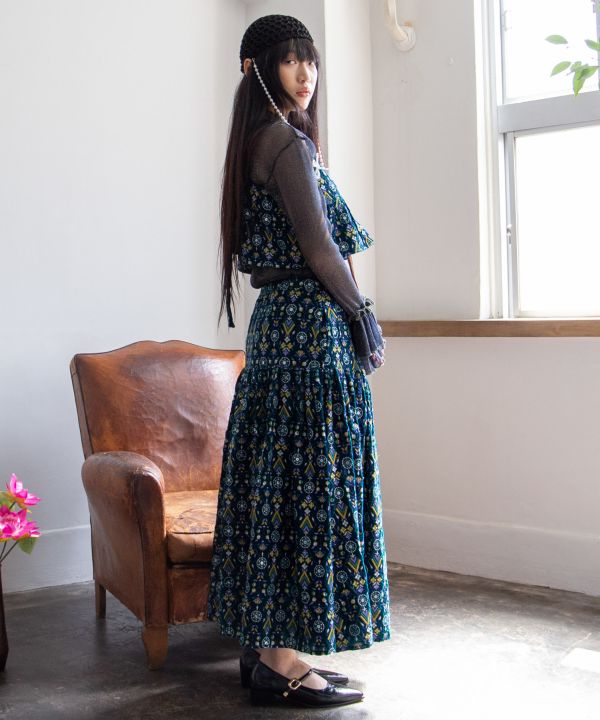 Bohemian Embroidered Skirt