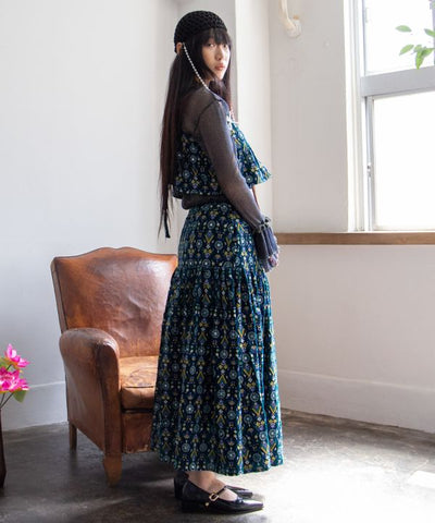 Bohemian Embroidered Skirt