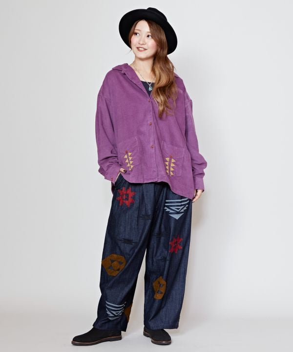 Relaxed Denim Pants