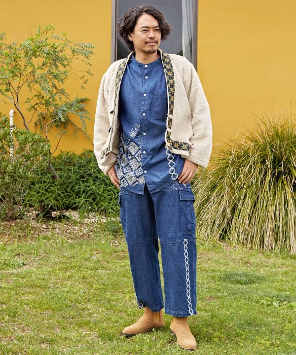 Men's Bohemian Boa Jacket