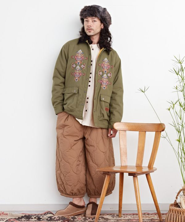 Amina x grn Quilted Harem Pants