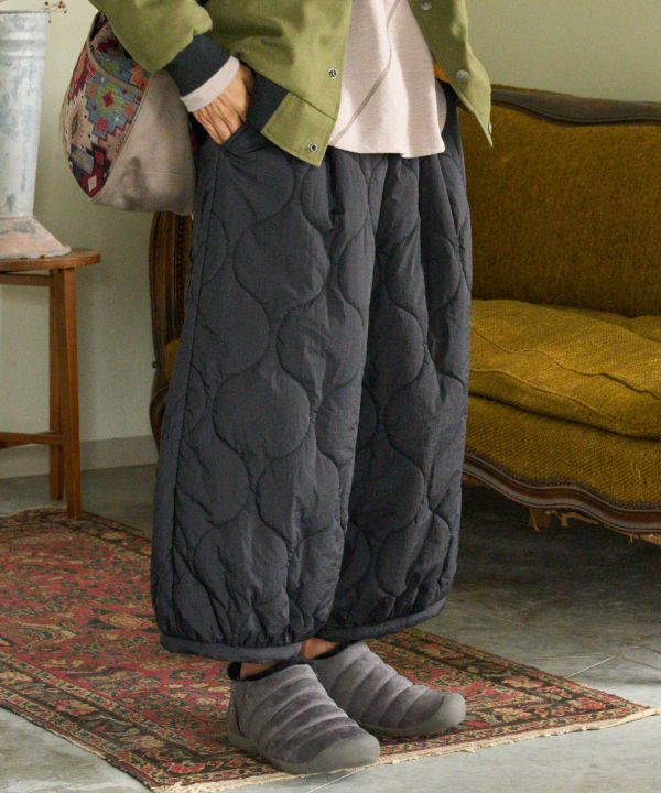 Amina x grn Quilted Harem Pants