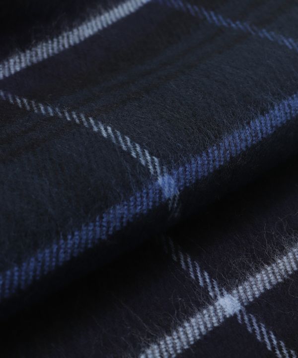 Pierre Quioc Checkerred Scarf