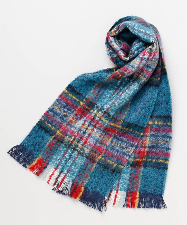 Pierre Quioc Checkerred Scarf by 欧州航路 - Ametsuchi