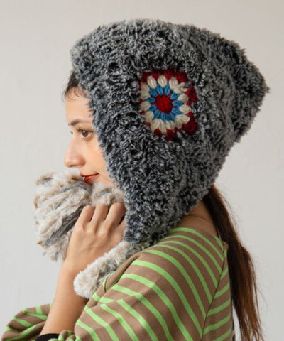 Fluffy Ear Flap Beanie