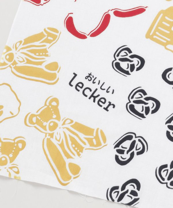 German Motif Tenugui Towel