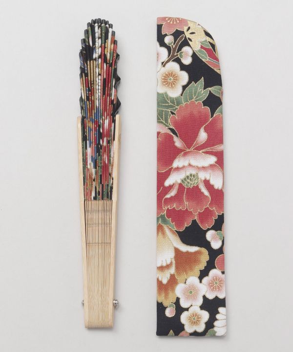 KAIKA - Japanese Motif Scallop Folding Fan