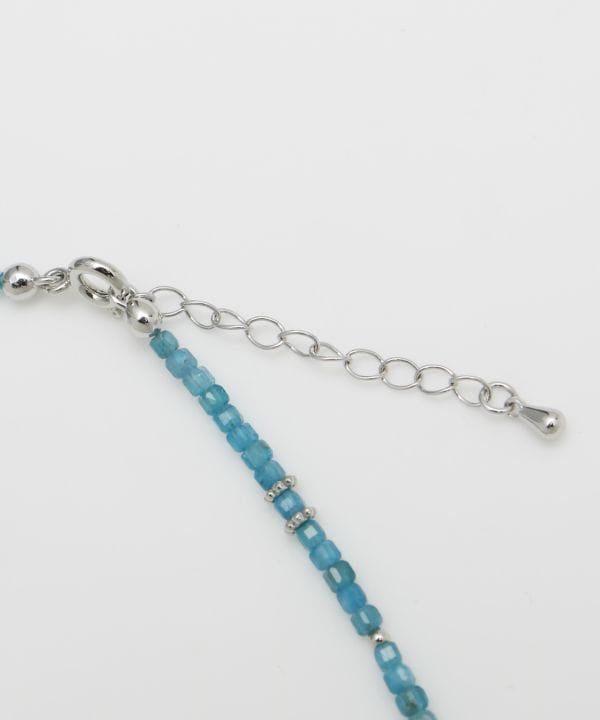 Square Shape Apatite Beads Necklace Necklaces by 岩座 - Ametsuchi