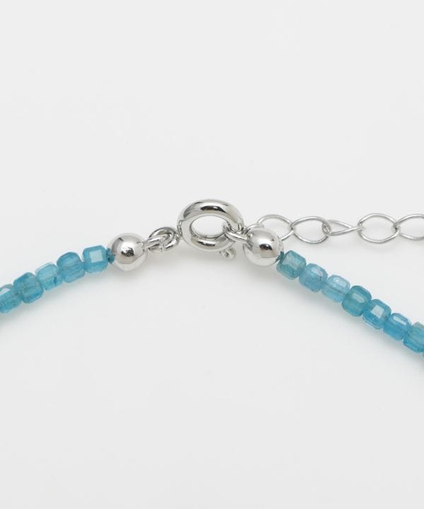 Square Shape Apatite Beads Necklace Necklaces by 岩座 - Ametsuchi
