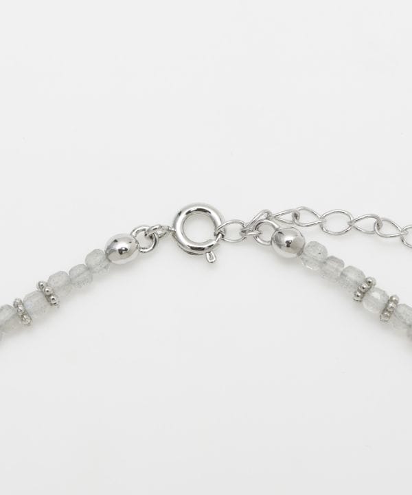 Square Shape Labradorite Beads Necklace Necklaces by 岩座 - Ametsuchi