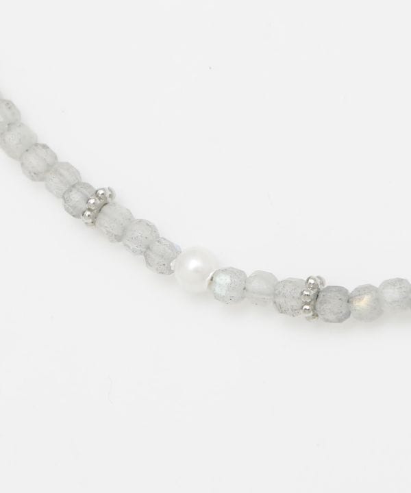 Square Shape Labradorite Beads Necklace Necklaces by 岩座 - Ametsuchi