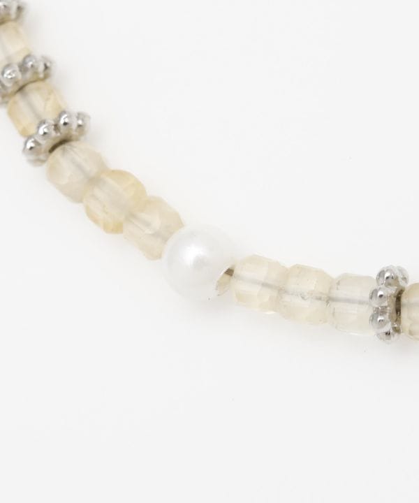 Square Shape Citrine Beads Bracelet Bangles & Bracelets by 岩座 - Ametsuchi