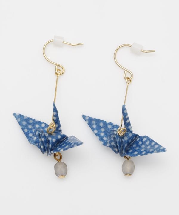 Origami Crane Earrings Earrings by Kaya - Ametsuchi