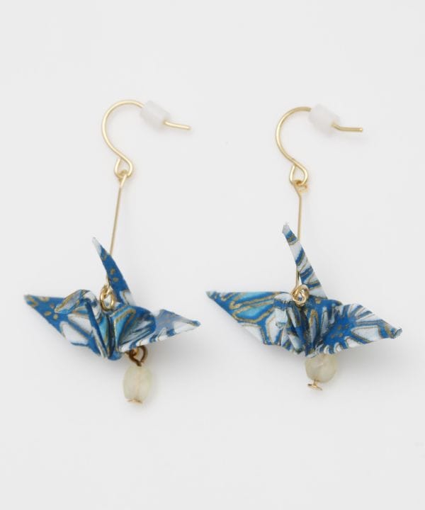 Origami Crane Earrings Earrings by Kaya - Ametsuchi