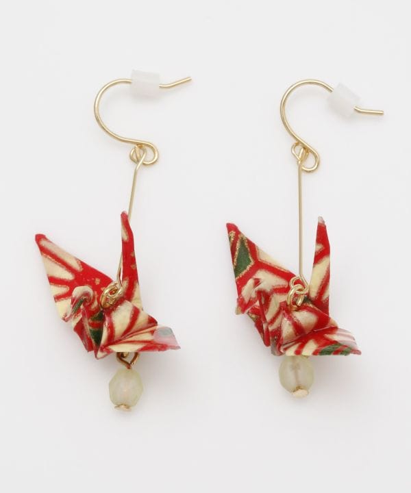 Origami Crane Earrings Earrings by Kaya - Ametsuchi