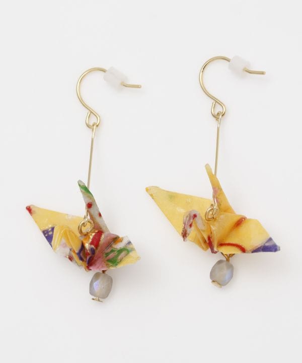 Origami Crane Earrings Earrings by Kaya - Ametsuchi