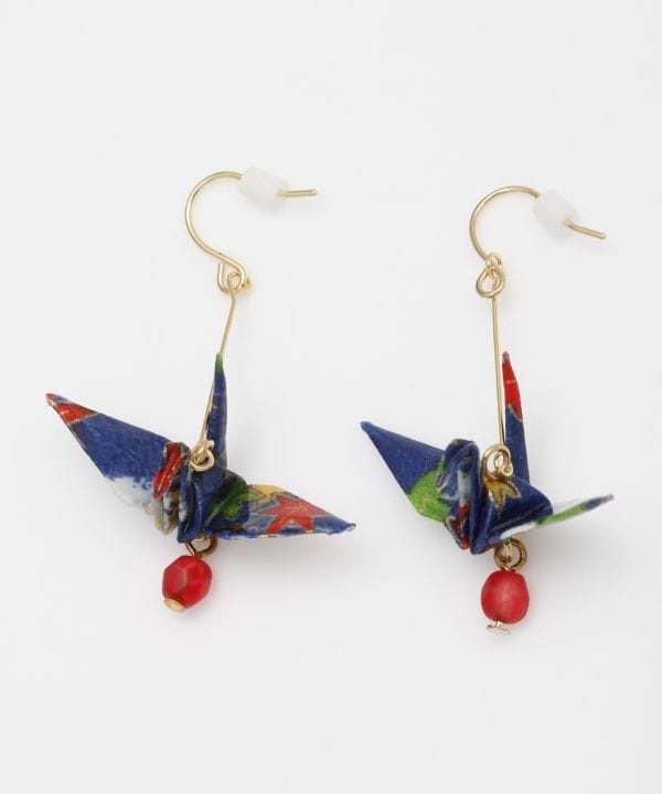 Origami Crane Earrings Earrings by Kaya - Ametsuchi