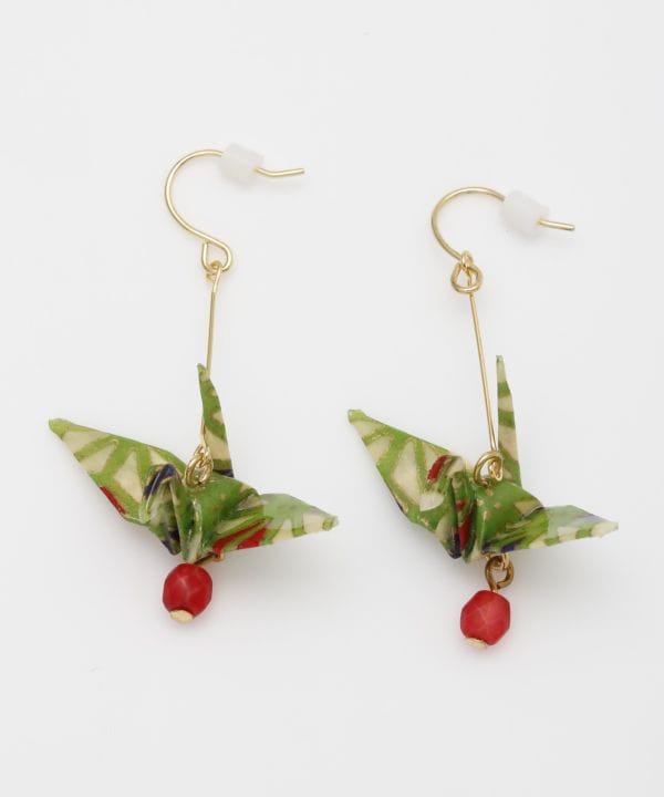 Origami Crane Earrings Earrings by Kaya - Ametsuchi