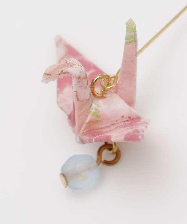Origami Crane Clip Earrings Earrings by Kaya - Ametsuchi