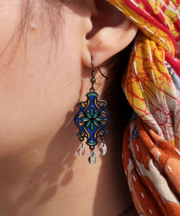 Stained Glass Like Earrings