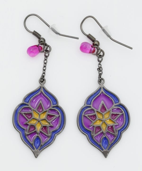 Stained Glass Like Earrings