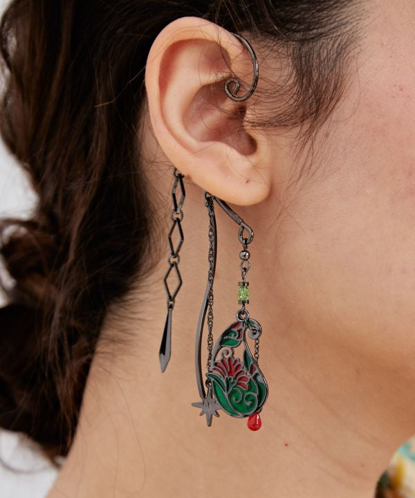 Stained Glass Like Ear Hook