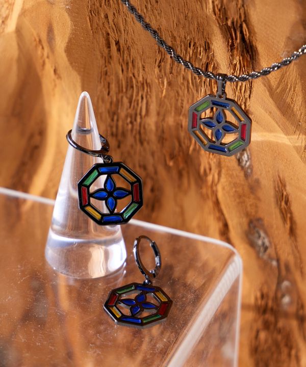 Stained Glass Like Earrings