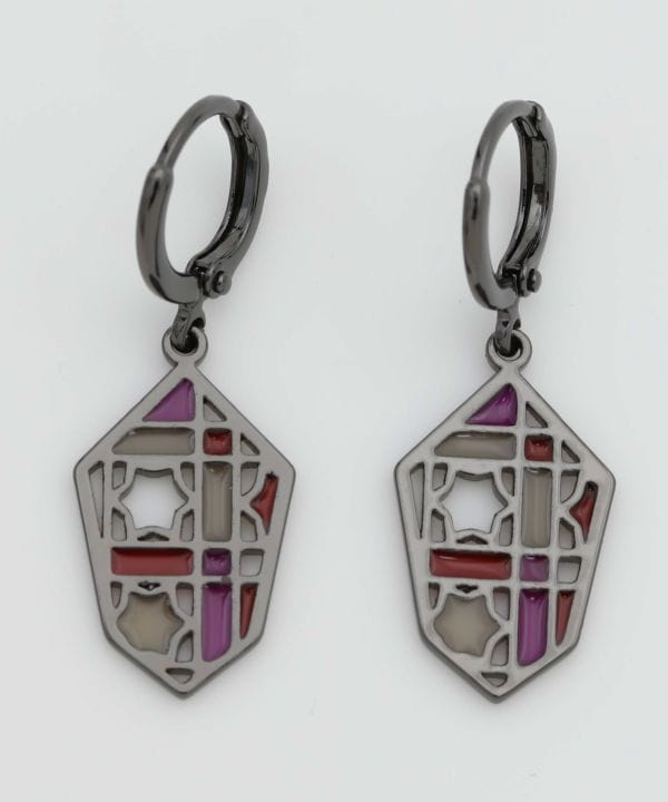Stained Glass Like Earrings