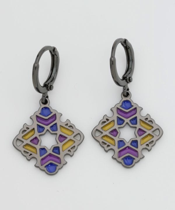 Stained Glass Like Earrings