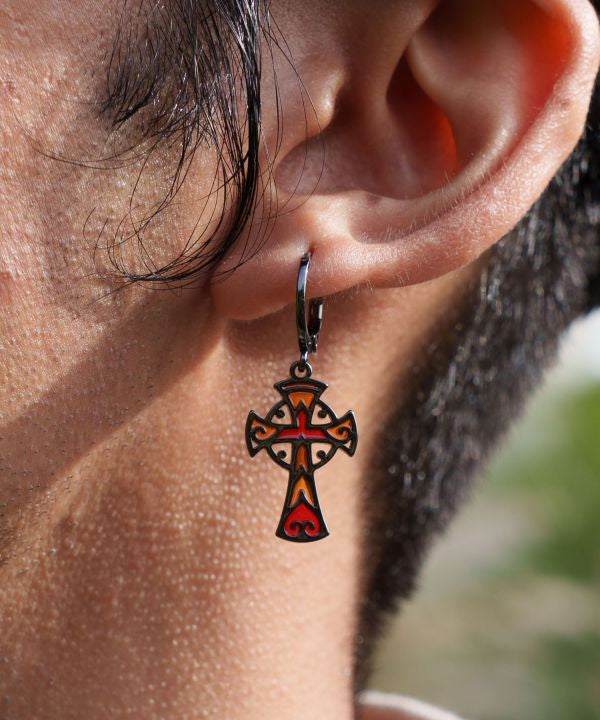 Stained Glass Like Earrings