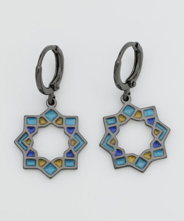 Stained Glass Like Earrings