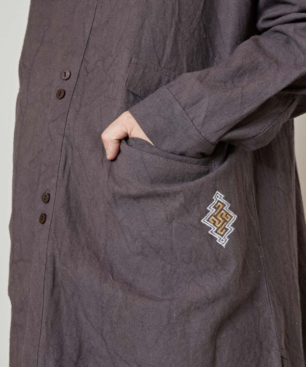 Embroidered Cotton Shirt