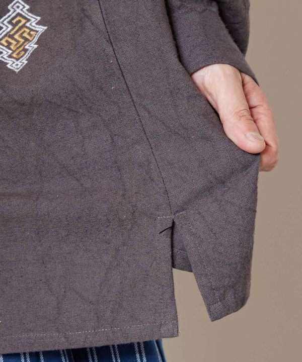 Embroidered Cotton Shirt