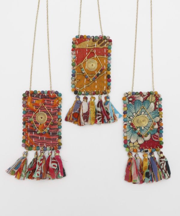 Multicoloured Necklace Necklaces by AMINA - Ametsuchi