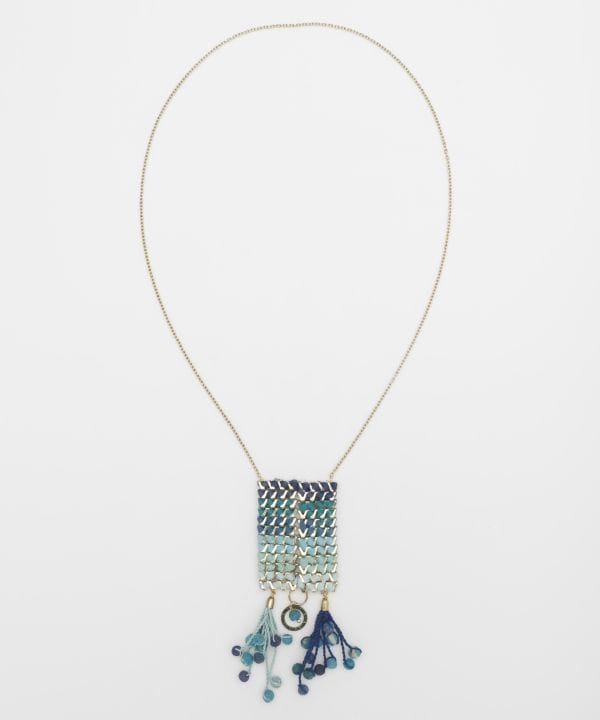 Gradient Colorful Necklace Necklaces by AMINA - Ametsuchi