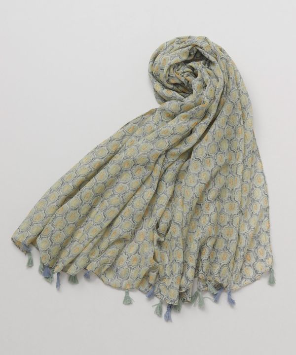 ผ้าพันคอลายดอกไม้