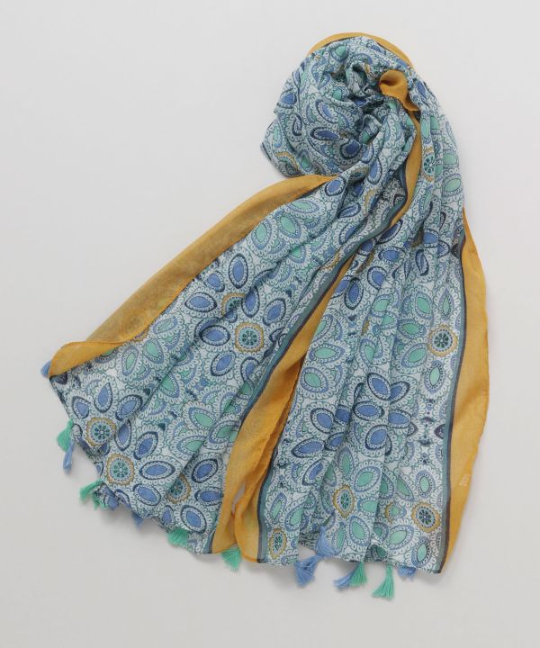 ผ้าพันคอลายดอกไม้