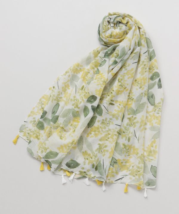 ผ้าพันคอลายดอกไม้