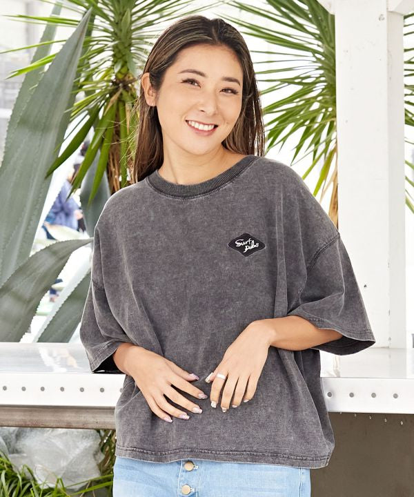 SURF＆Palms Washed T-Shirt