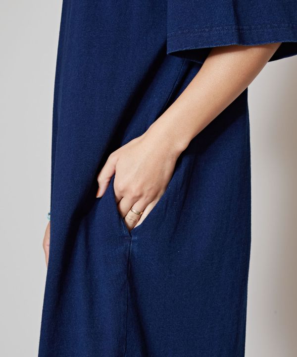 SURF＆Palms Washed T-Shirt Dress