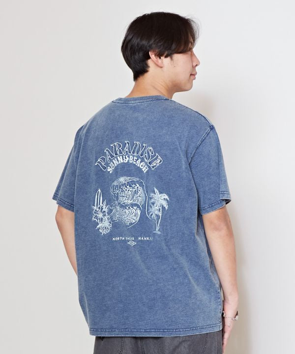 SURF＆Palms Men's Washed T-Shirt